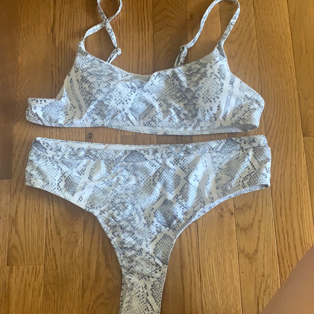 snake skin bikini